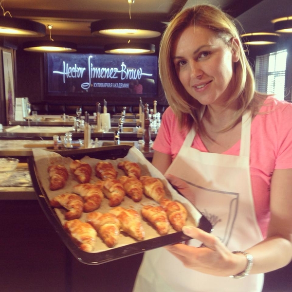 Яна Клочкова учится кулинарии у Эктора Хименес-Браво