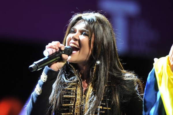 Руслана в Нью-Йорке исполнила гимн Украины на английском языке