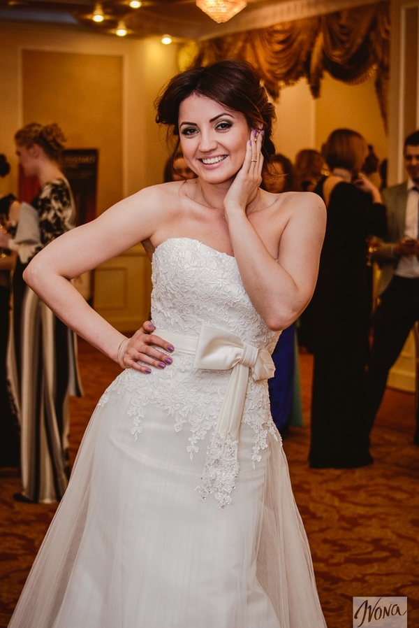 Ольга Цибульская примерила свадебное платье