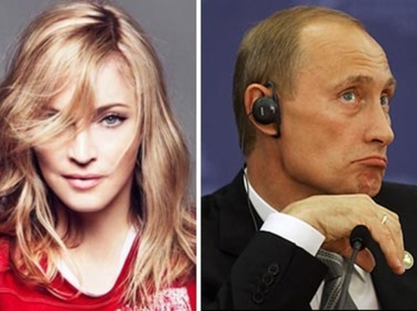 Певица Мадонна: Владимир Путин – гей