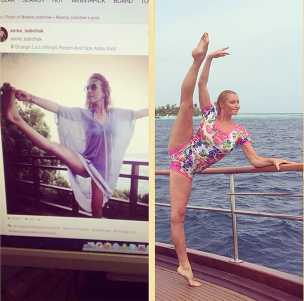 Волочкова ответила Собчак: Ты пытаешься подражать моей растяжке?