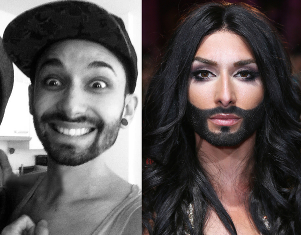 Евровидение 2014: Фото Кончиты Вурст без макияжа и парика попали в Сеть