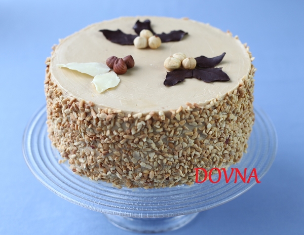 Как приготовить кофейно-ореховый торт (ВИДЕО)