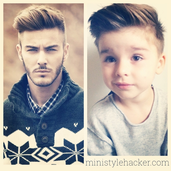 Мини Я: Четырехлетний мальчик копирует стиль знаменитых модников