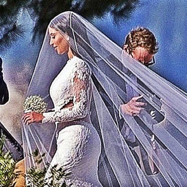 Ким Кардашян вышла замуж за Канье Уэста: Ангелы благословили нас