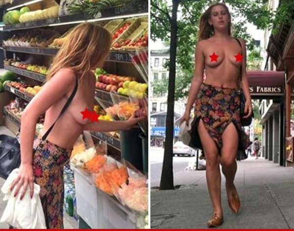 Дочь Брюса Уиллиса прогулялась топлес по Нью-Йорку