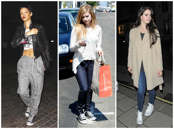 Повседневный стиль: Звезды в кедах