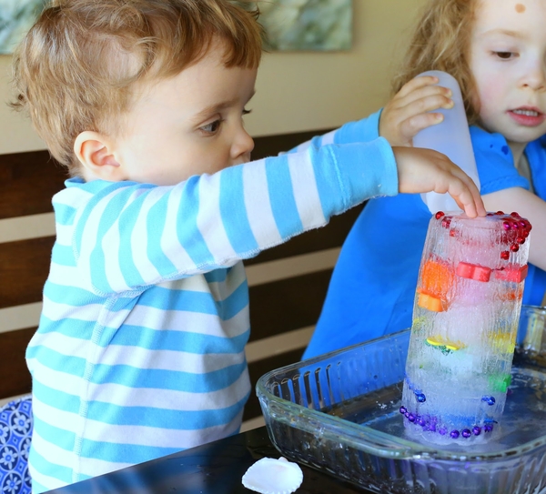 Детские поделки: Ледяная радуга