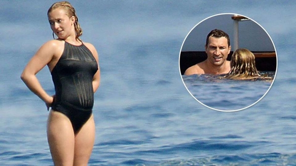 Беременная Хайден Панеттьери отдыхает с Кличко в Сан-Тропе