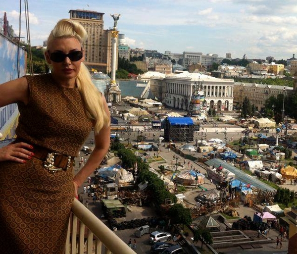 Светлана Вольнова поздравила жителей Киева с уборкой Майдана