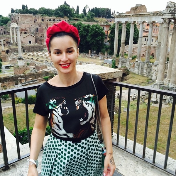 Тина Канделаки отправилась на отдых в Италию