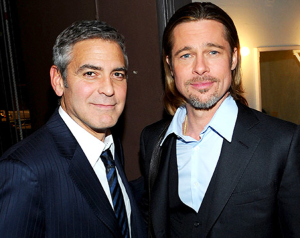 Брэд Питт станет шафером на свадьбе Джорджа Клуни