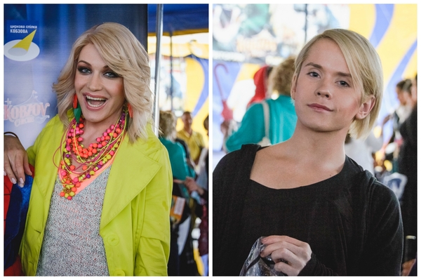 Травести-дива Монро впервые вышла в свет со спутником