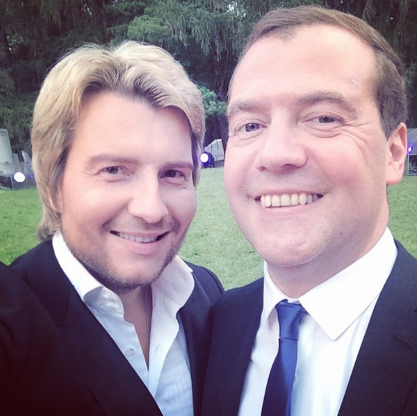 Николай Басков похвастался снимком с Дмитрием Медведевым