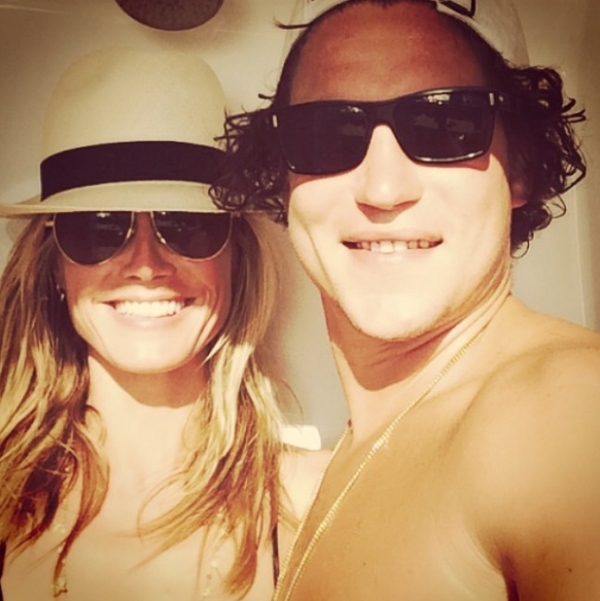 41-летняя Хайди Клум встречается с экс-возлюбленным Деми Мур