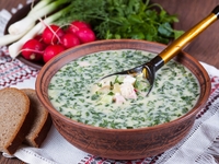 Вегетарианская окрошка