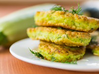 Оладьи из брокколи с сыром
