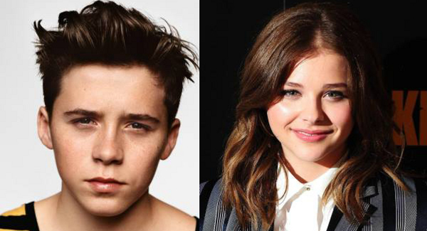 Сын Бекхэма встречается с голливудской актрисой Хлоей Морец