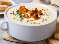 Крем-суп из лисичек