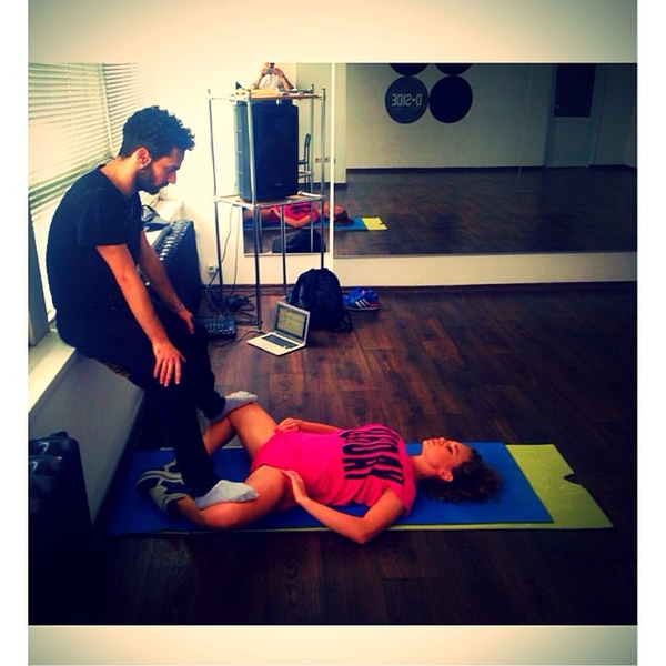 Яна Соломко показала фото своей тренировки