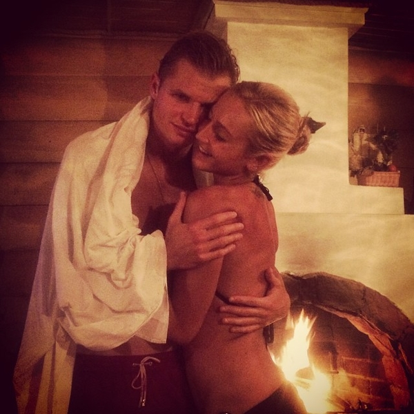 Ольга Бузова провела вечер с мужем в бане