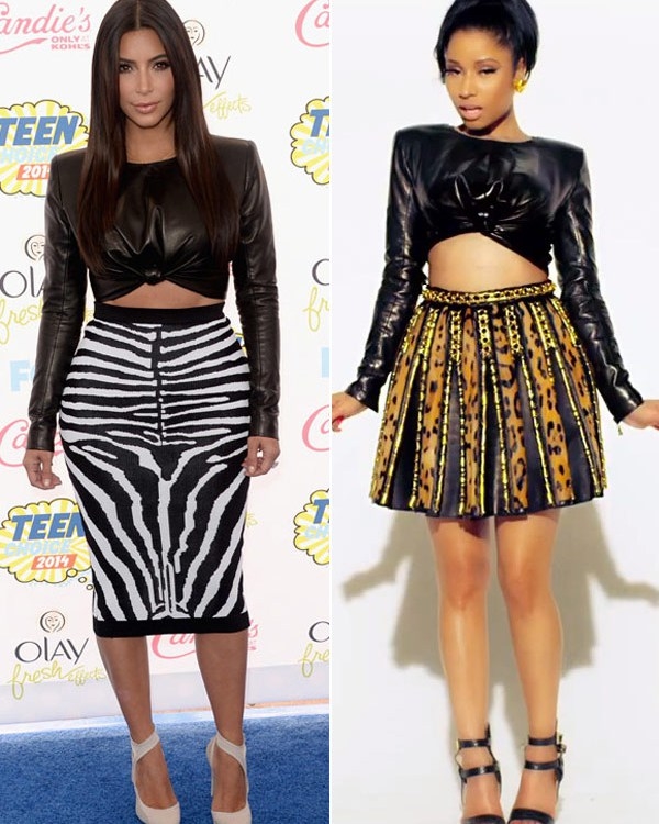 Модная битва: Ким Кардашян против Ники Минаж