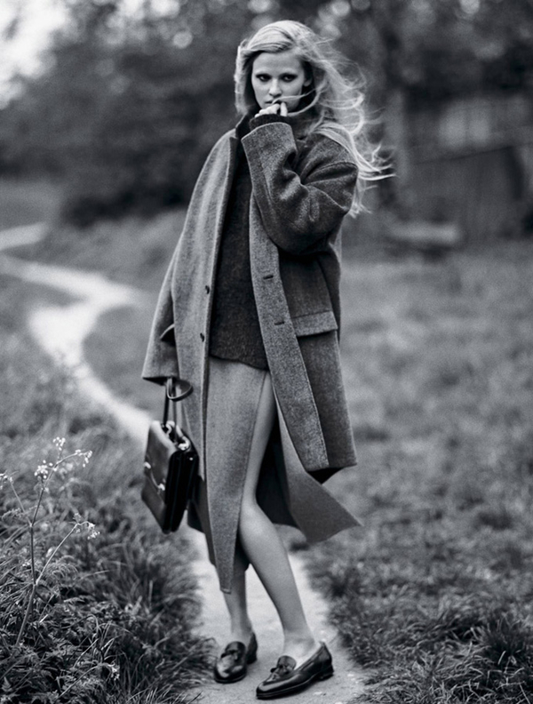 Модные пальто на осень 2014: Фотосессия в глянце