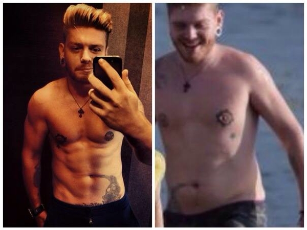 Александр Кривошапко показал свое фото до похудения