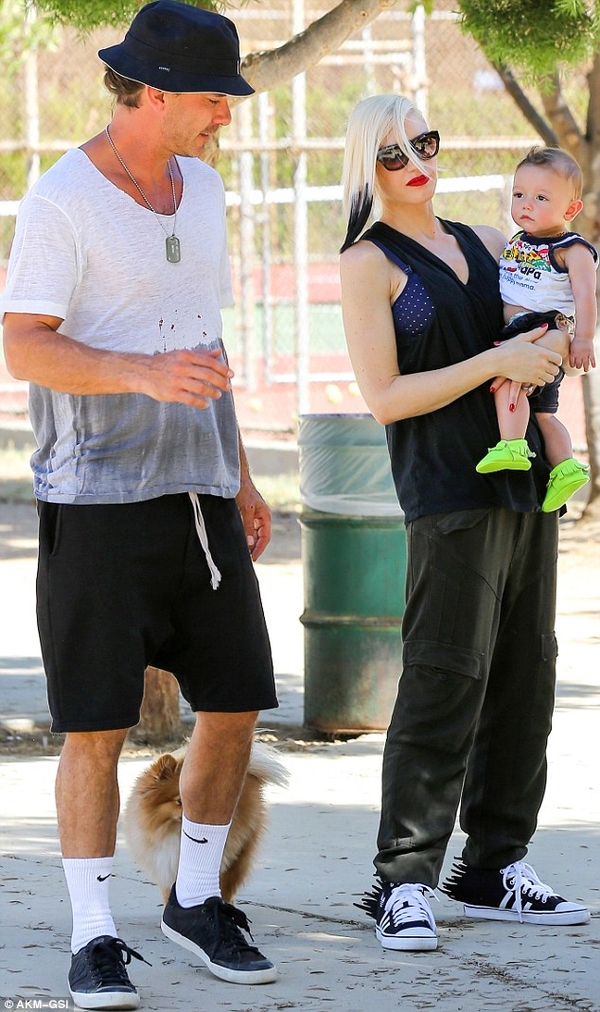 Гвен Стефани отпраздновала 45-летие с семьей в парке