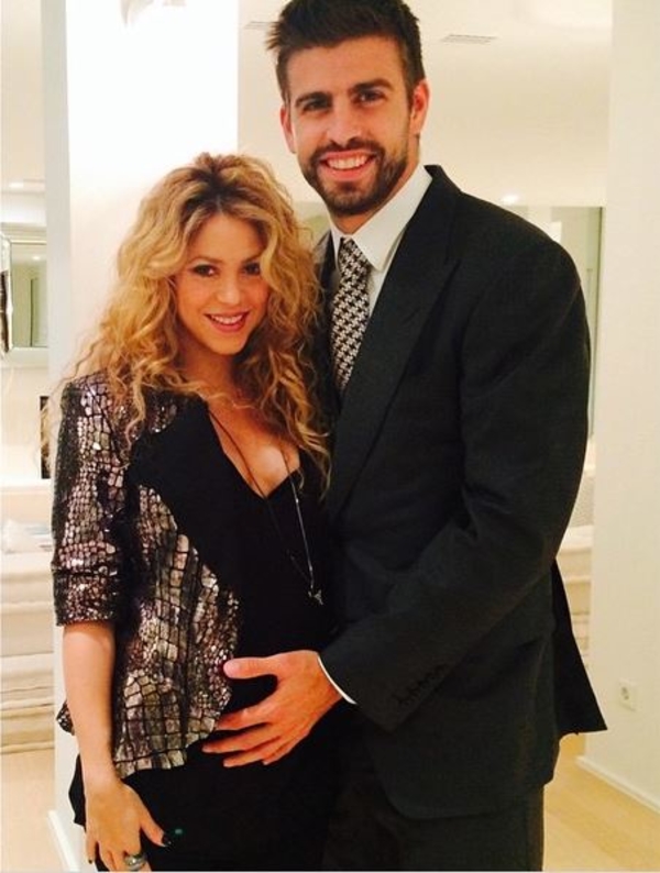 Беременная Шакира показала романтичное фото с мужем
