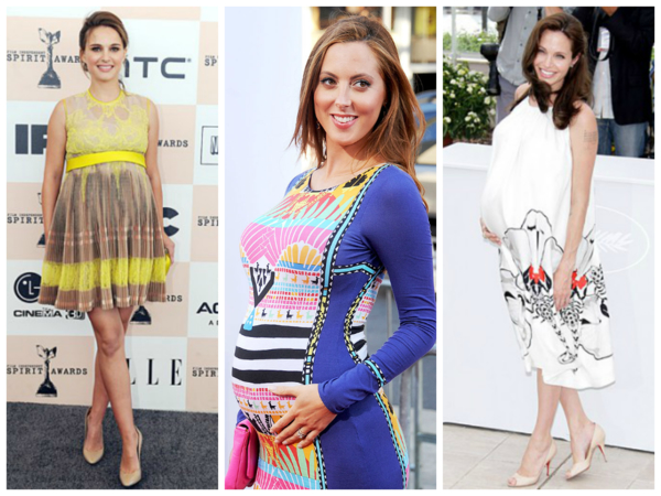 ТОП-10 беременных звезд в платьях