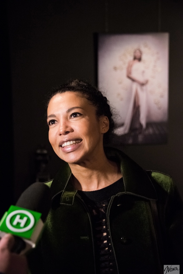 Ева Бушмина и Каролина Ашион посетили презентацию проекта Заквітчані