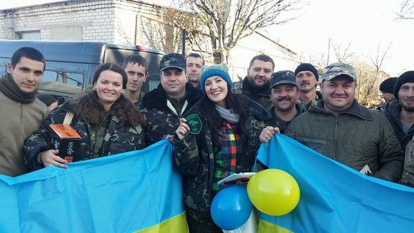 Соломия Витвицкая побывала в зоне АТО