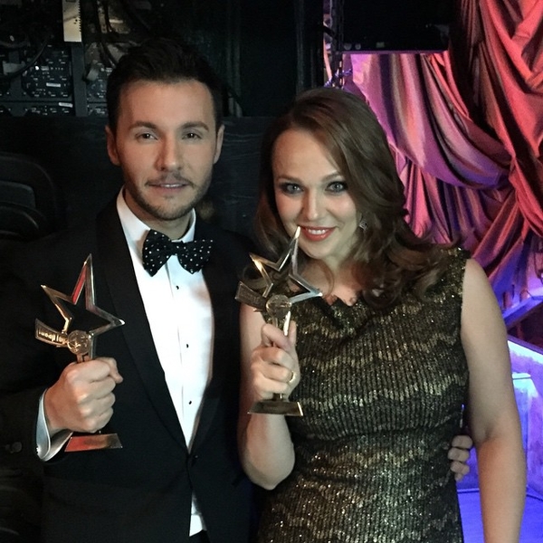 Альбина Джанабаева впервые вышла в свет после родов