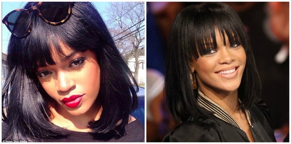 Двойник Рианны зарабатывает на сходстве со звездой