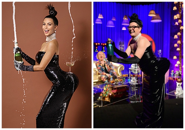 Известный комик подшутил над скандальной фотосессией Ким Кардашян