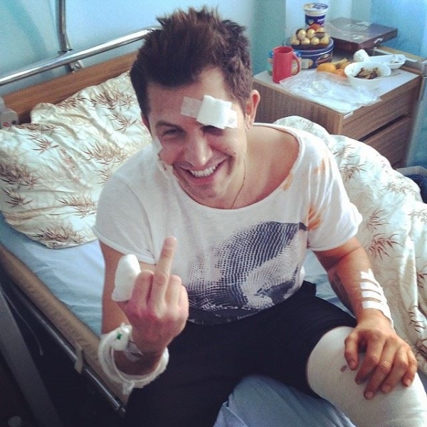 В Сеть попало фото Андрея Джеджулы из больницы