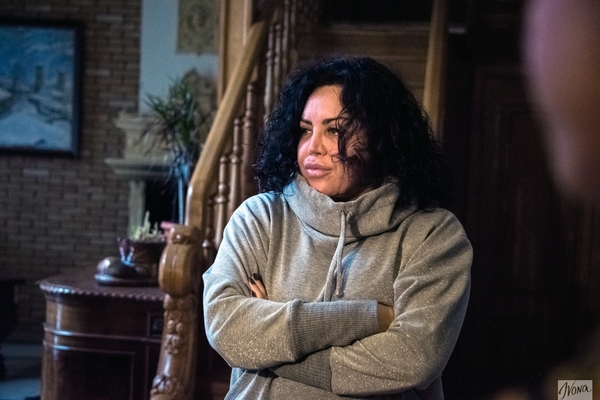 Оксана Байрак снимает фильм в квартире Виктора Ющенко