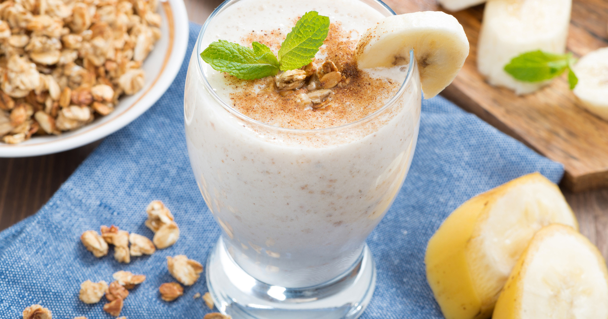 Смузи с бананом и овсянкой Женский журнал IVONA