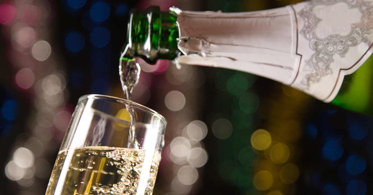 Как украсить шампанское на Новый год: Мастер-класс