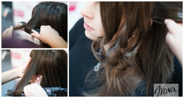 Прически на Новый год: Кокетливая коса-водопад