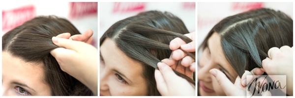 Прически на Новый год: Кокетливая коса-водопад