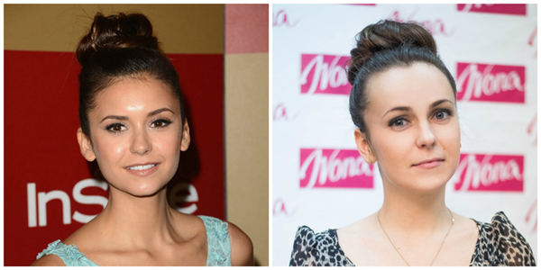 Прически на Новый год: Праздничный пучок в стиле Нины Добрев