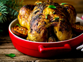 Новогодние рецепты: Запеченная курица с апельсинами