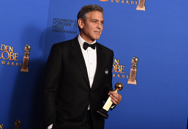 Джордж Клуни подшутил над женой на вручении Золотого глобуса