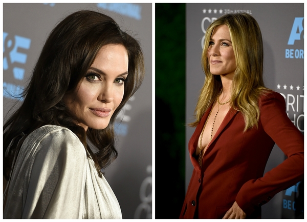 Джоли и Энистон встретились впервые за шесть лет на красной дорожке