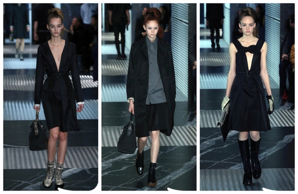 Строгий силуэт: Prada показали коллекцию осень-зима 2015/2016