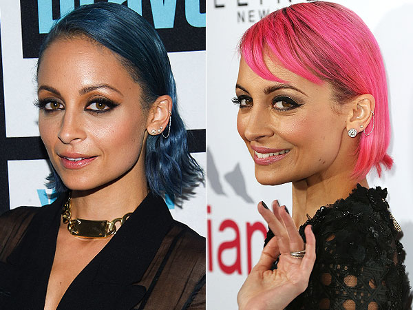 Николь Ричи покрасила волосы в ярко-розовый цвет