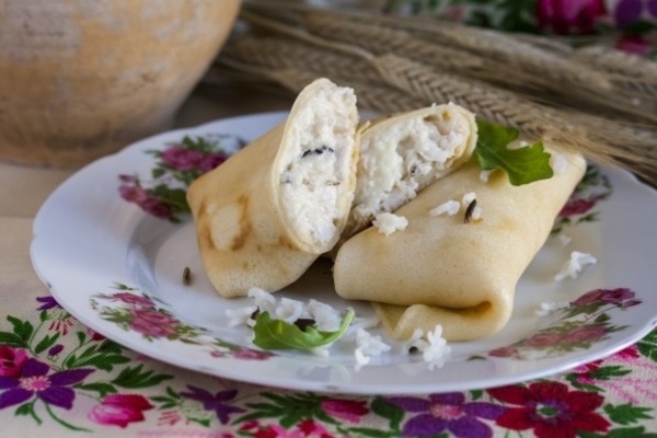 Блины с мясом курицы: ТОП-5 рецептов