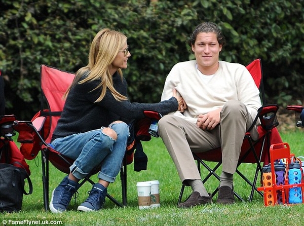 Хайди Клум не стесняется публичных поцелуев со свим возлюбленным